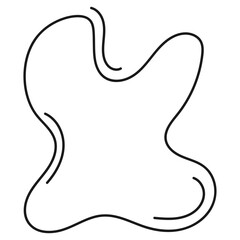 Obraz premium Blob Outline Decoration
