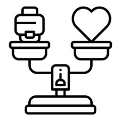   WorkLifeBalance line icon