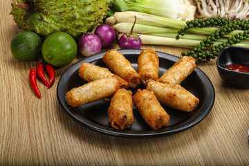Vietnamese cuisine fried spring roll
