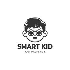 Smart kid logo, this logo is perfect for logos for children's tutoring services and the like