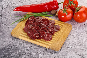 Wild Bear meat homemade sausages