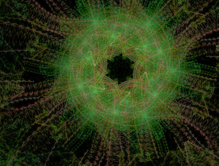 Imaginatory fractal abstract background Image