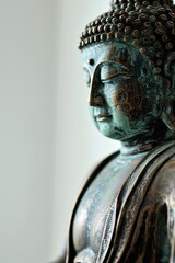 Obraz premium Buddha image with empty space