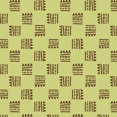 boho tribal  design seamless pattern