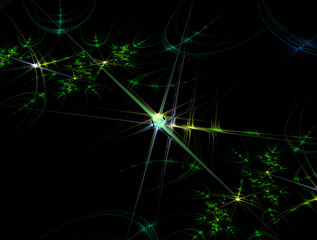 Imaginatory fractal abstract background Image