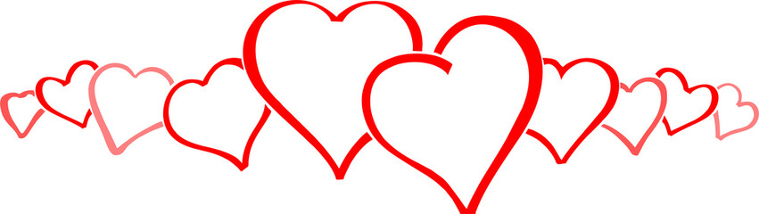 Hearts for Valentine's Day, PNG on a transparent background, high resolution, Valentine's Day, give a heart to your loved one. For creating compositions, cards, prints