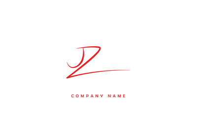 JZ, ZJ, J, Z Abstract Letters Logo Monogram
