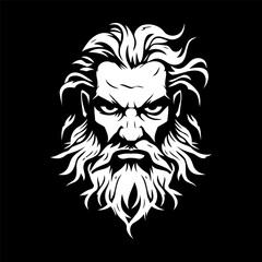 Obraz premium Zeus logo design vector template
