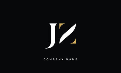 JZ, ZJ, J, Z Abstract Letters Logo Monogram