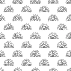 Keuken spatwand met foto Seamless pattern with rainbow doodle for decorative print, wrapping paper, greeting cards, wallpaper and fabric © Daria Shane