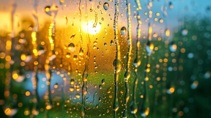 A high-quality realistic close-up photo of a glass window pane fogged up with water vapor glass showing
