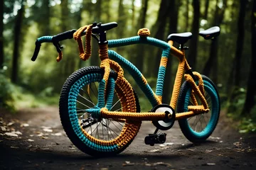 Türaufkleber bicycle in the park © azka
