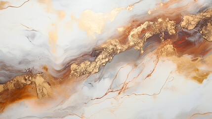 Stunning abstract background, watercolor stains in the style of marble, geode