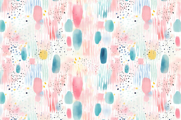 Cute and stylish background material drawn with paint, Generative AI - obrazy, fototapety, plakaty