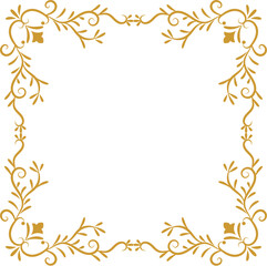 border background in gold color border