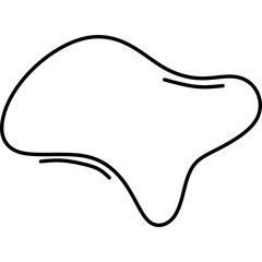 Abstract Blob Line