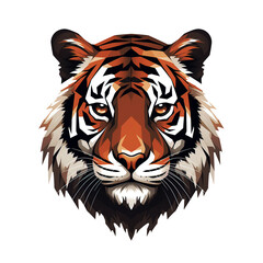 Fototapeta premium tiger head vector
