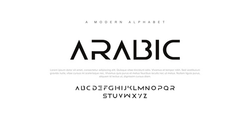 Arabic premium luxury elegant alphabet letters and numbers. Elegant wedding typography classic serif font decorative vintage retro. Creative vector illustration - obrazy, fototapety, plakaty