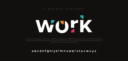 Work Crypto colorful stylish small alphabet letter logo design.