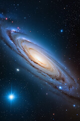 Outer space background - Fantasy illustration