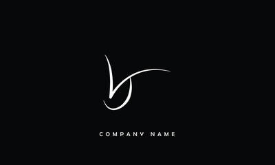 Obraz premium JV, VJ, J, V Abstract Letters Logo Monogram