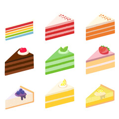 set of cakes