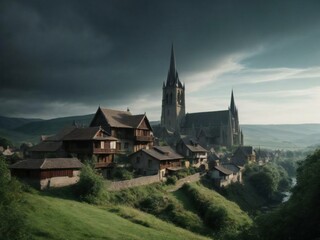 Gothic Village Generative AI