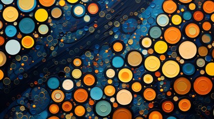 vibrant abstract circles pattern - contemporary design for creative projects
