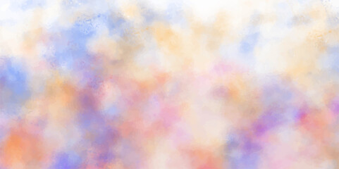 Abstract colorful watercolor background. abstract colorful hand painted and washed watercolor background. Fantasy colorful pastel watercolor background ideas graphic design for web or banner.