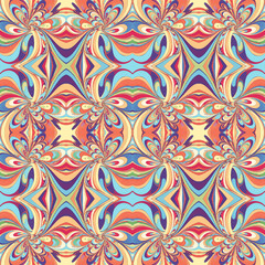 Abstract  colorful seamless pattern background, generative AI