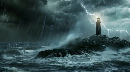 Weather warning. Rainy weather smybol for global warming and weather extreme.