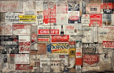 old newspapers or newspaper clippings, reflecting historical events, headlines, and milestones