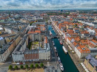 Obraz premium Denmark ,Copenhagen ,mermaid , newhavn, canal views