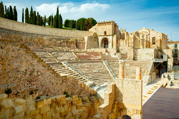 Cartagena, Spain. Roman Theater view	