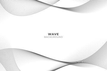 Fototapeta premium Abstract background with wavy line style