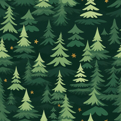 Obraz premium Pine background tile, Generative AI
