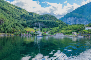 On the fjord journey from Bergenden to Flam you will see nature, mountains, sea, waterfalls,...