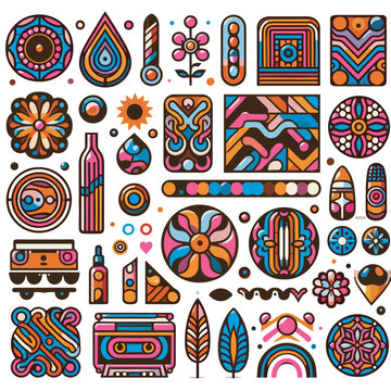seamless pattern with elements