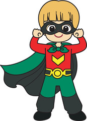 Costume for kids, suitable for holiday, sticker, event, carnival, etc.