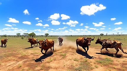 herd of horses running in the field high definition photographic creative image