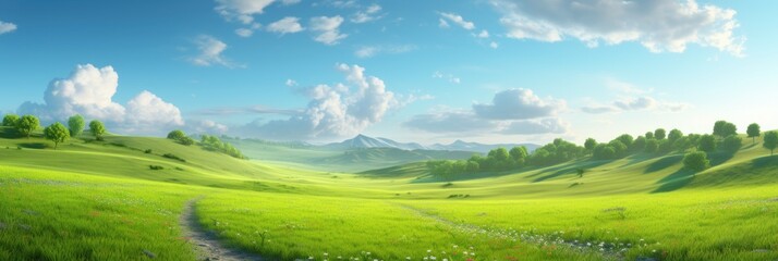 Beautiful spring landscape