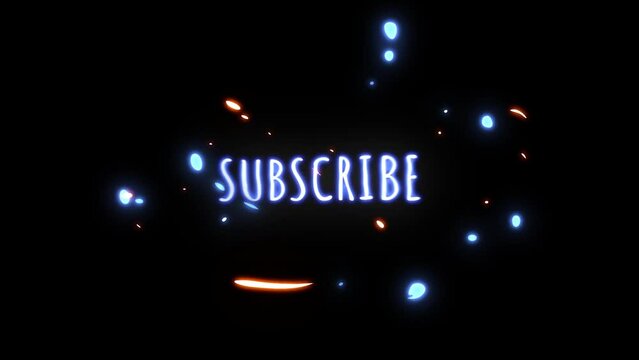 Energy-style cartoon title animation with subscribe text