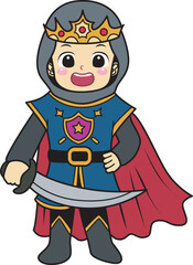 Costume for kids, suitable for holiday, sticker, event, carnival, etc.