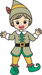 Costume for kids, suitable for holiday, sticker, event, carnival, etc.