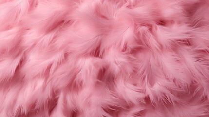 Trendy pink feather texture   close up macro shot of fluffy abstract pink feather background