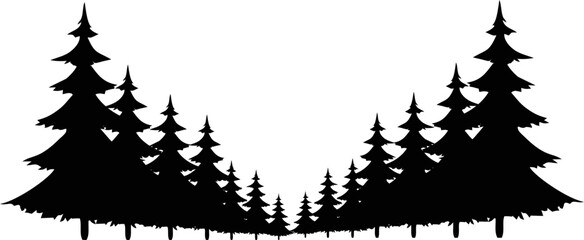 Pine Tree Silhouette