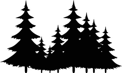 Pine Tree Silhouette