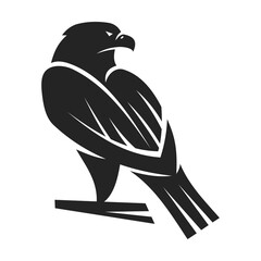 Falcon Logo template Isolated. Brand Identity. Icon Abstract Vector graphic