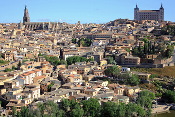 Spain. Ancient city of Toledo on a summer day.