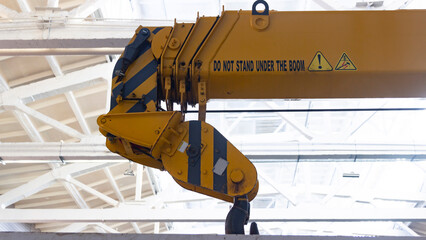 Boom of a high-lift telescopic truck crane